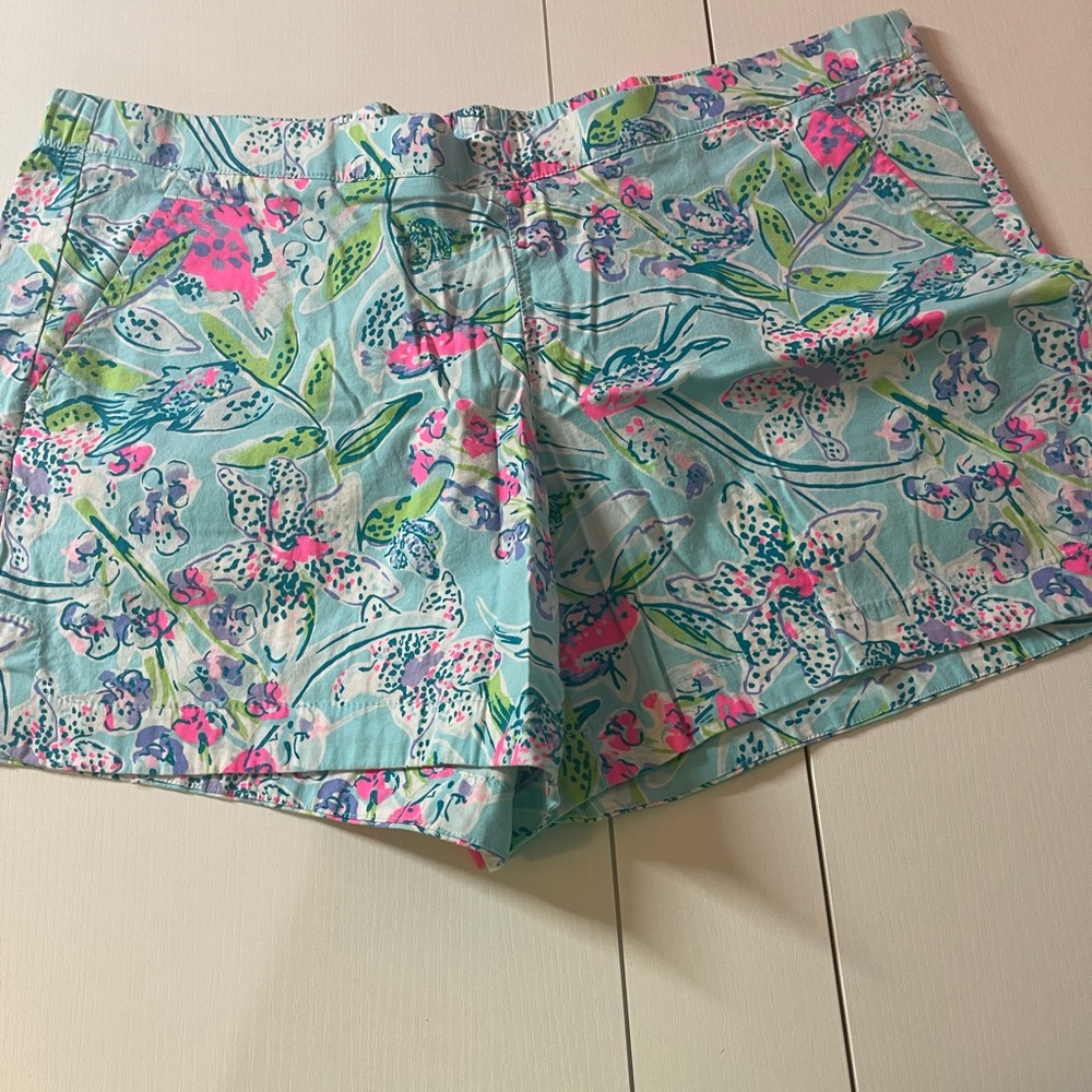 Lilly Pulitzer Oceanview Shorts size Large